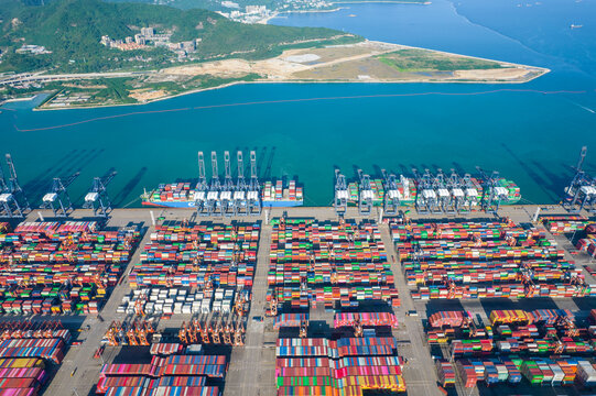 码头港口跨国贸易