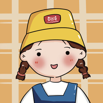卡通女孩頭像