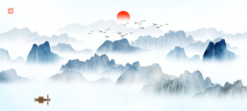 意境山水畫