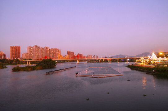 漳州九龙江夜景