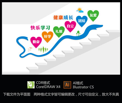 校園樓道文化墻