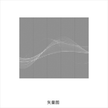 鏤空圓圖案
