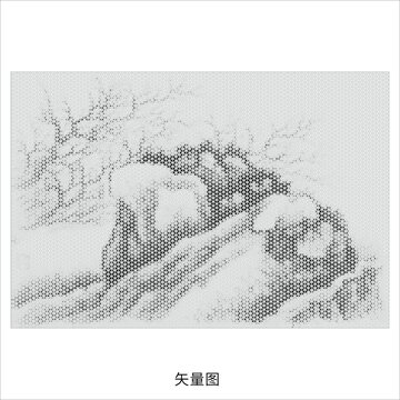 三角形鏤空?qǐng)D案