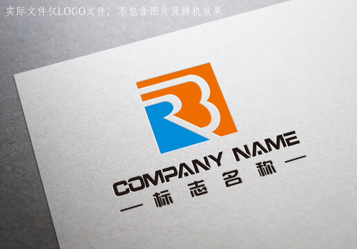 字母R飞羽飞翔logo