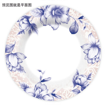 青花花面