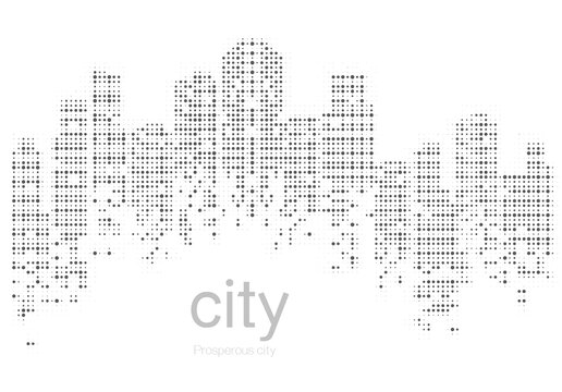 城市点状图