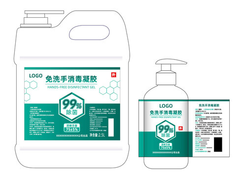 酒精免洗手消毒凝膠
