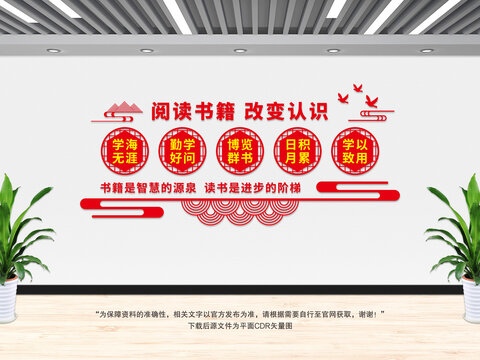 圖書室文化墻