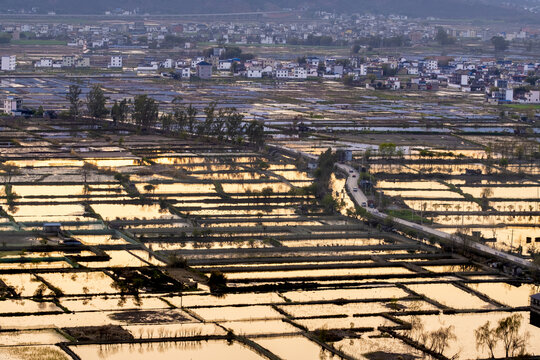 三川田园