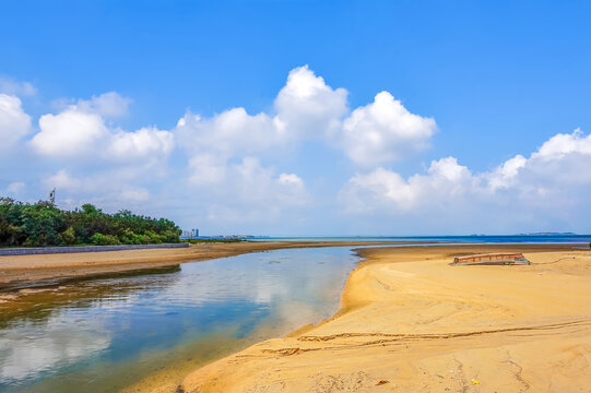 海岸河流