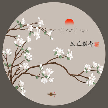 新中式花鳥