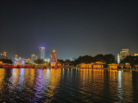 佛山千灯湖夜景