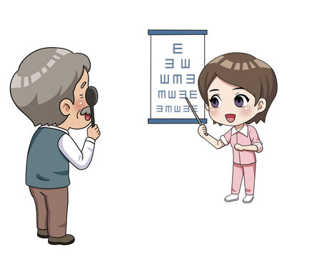 體檢驗(yàn)視力
