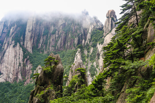 黄山风光山峰