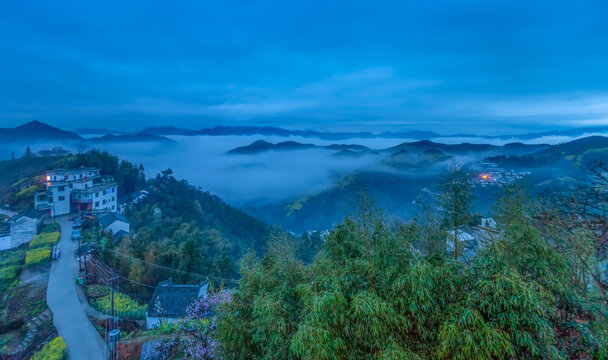 歙县石潭晨曦