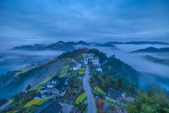 歙县石潭晨曦