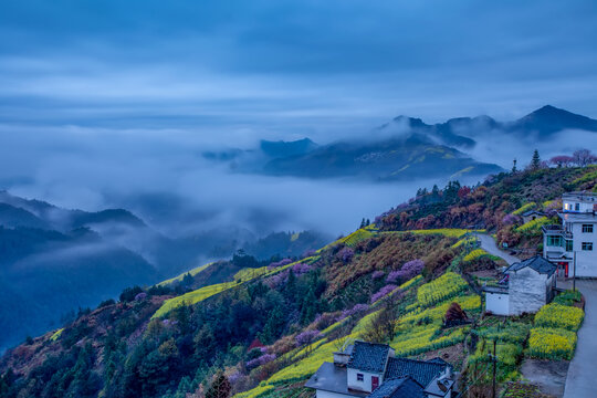 歙县石潭晨曦