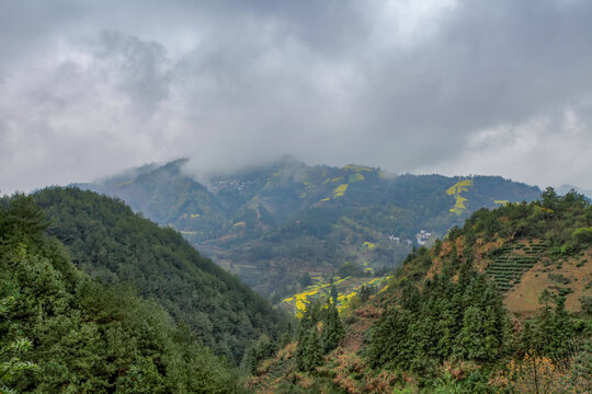 歙县石潭村外风光