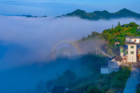 歙县石潭北山佛光