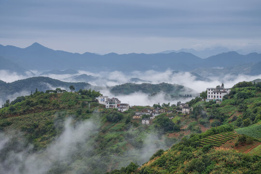 歙县石潭云海