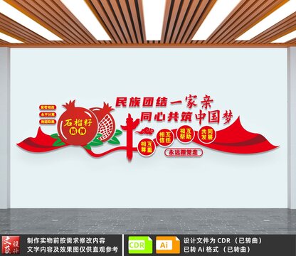 石榴籽文化墻