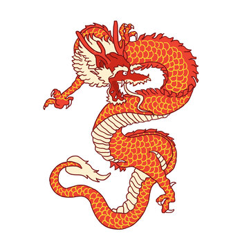 手繪卡通龍?zhí)ь^習(xí)俗免摳元素