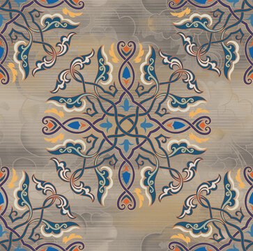 中式传统花样地毯图案