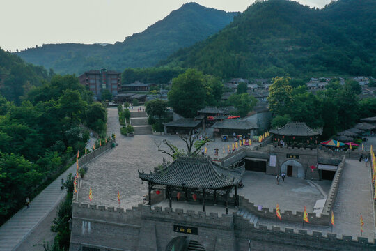 航拍大水川风景区