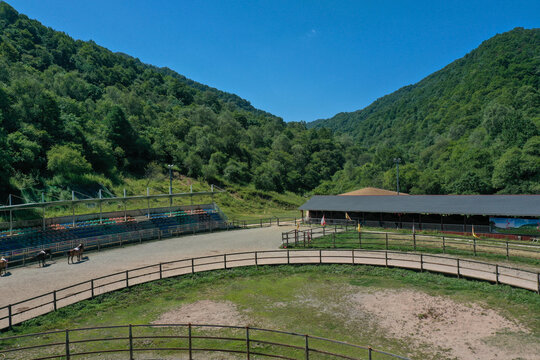 航拍宝鸡大水川风景区