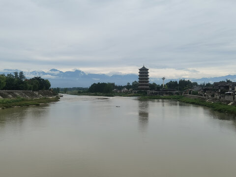 四川元通古镇风景