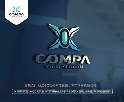 X字母LOGO