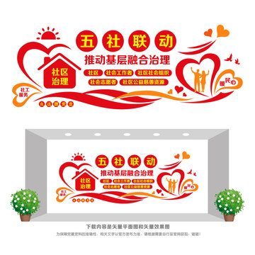 五社聯(lián)動服務(wù)暖基層
