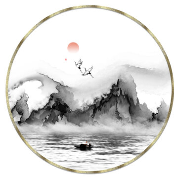 新中式山水畫(huà)