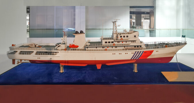 第五代海事巡逻船模型