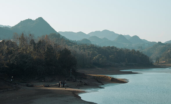 毛栗寨水库风光