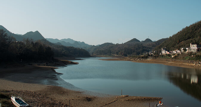 毛栗寨水库风光