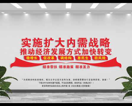 實施擴大內(nèi)需戰(zhàn)略文化墻