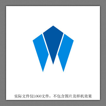 M字母创意LOGO设计