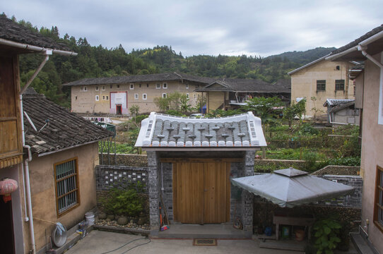 农家院子乡村风景