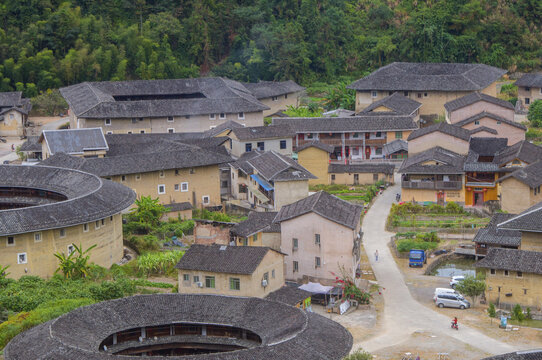 福建民居土楼建筑群