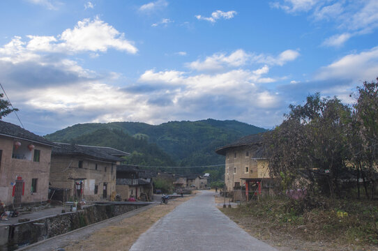 河坑村子建筑风景