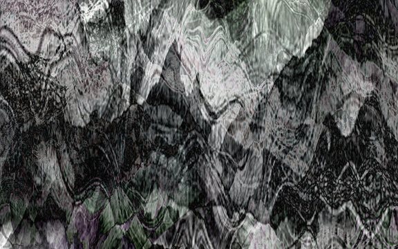 質(zhì)感線條山水