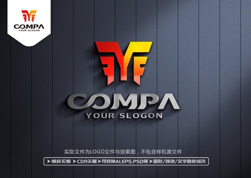 YF字母标志LOGO