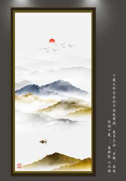 山水軟膜天花