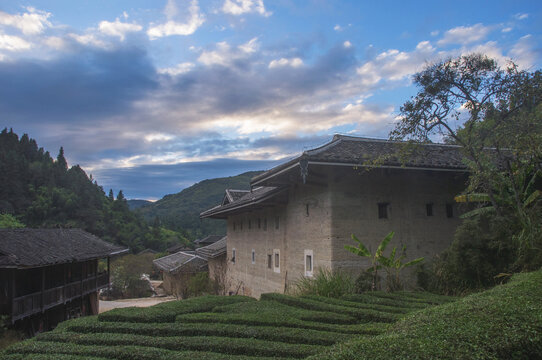 河坑土楼绳庆楼