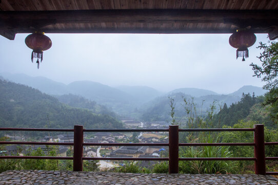 河坑观景台风景