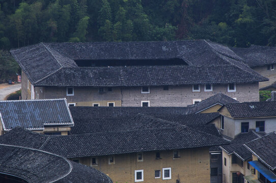 漳州河坑永贵楼俯瞰