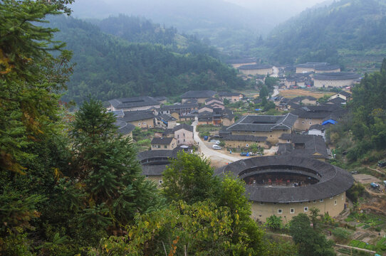 漳州河坑土楼景观