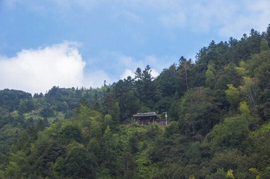 南靖河坑土楼村观景台