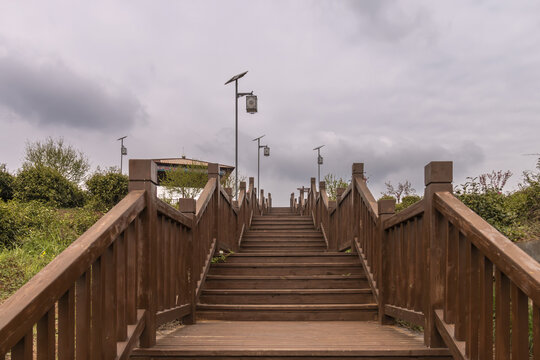 乡村旅游景点栈道